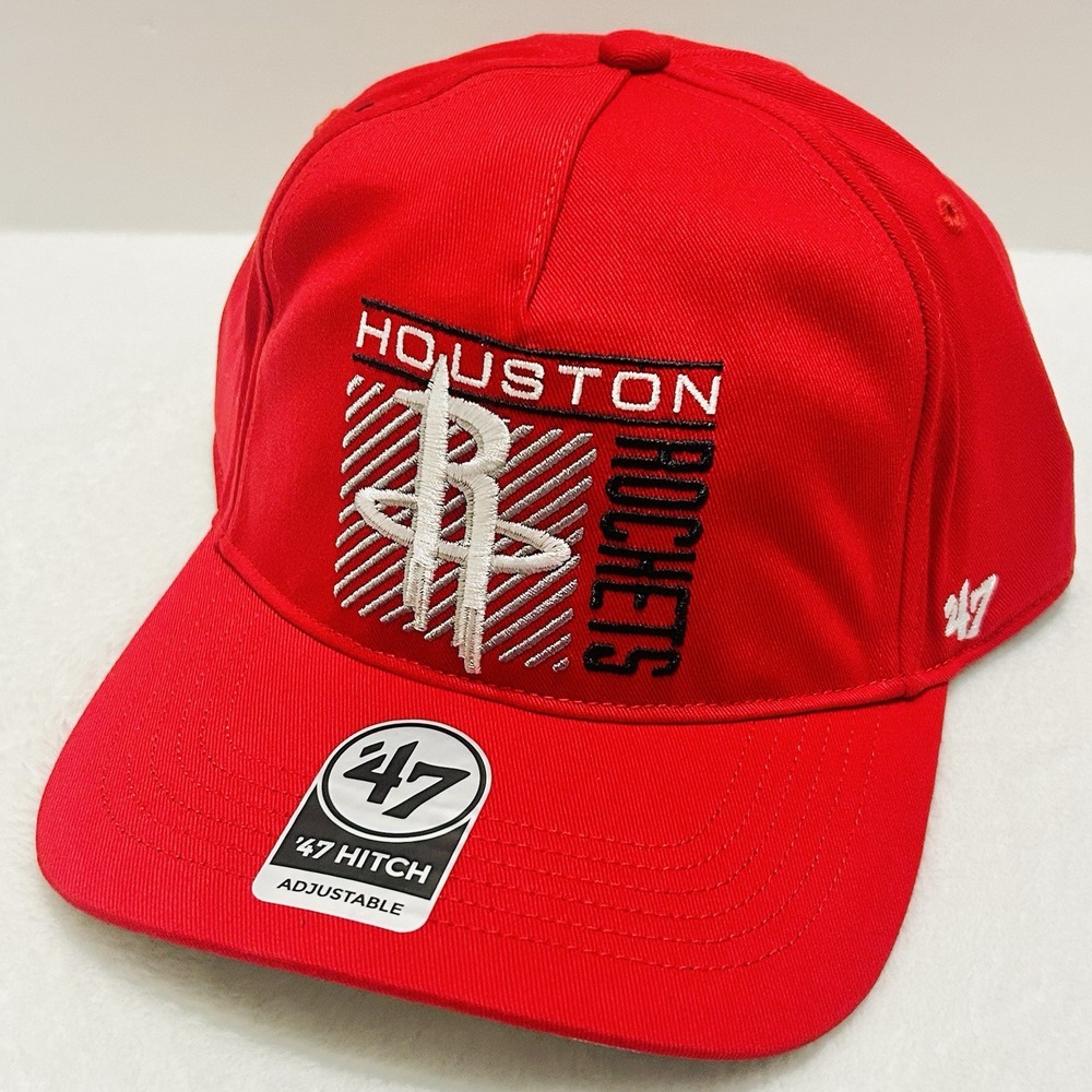 '47 Brand Houston Rockets‎ Reflex A-Frame Hitch Hat Cap Adjustable Snapback Red